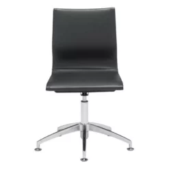Scranton & Co Modern Conference Chair In Black Leatherette -CYMAX Sales 2438139 3 L