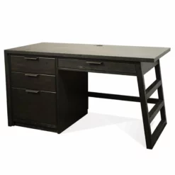 Bowery Hill Contemporary 56" Computer Desk In Ebonized Acacia -CYMAX Sales 2438357 11 L