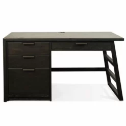Bowery Hill Contemporary 56" Computer Desk In Ebonized Acacia -CYMAX Sales 2438357 12 L