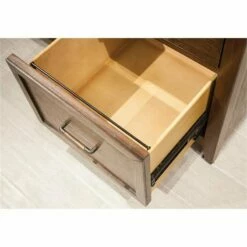 Bowery Hill Contemporary 48" Computer Credenza In Plymouth Brown Oak 18 Bowery Hill Contemporary 48" Computer Credenza In Plymouth Brown Oak -CYMAX Sales 2438394 6 L