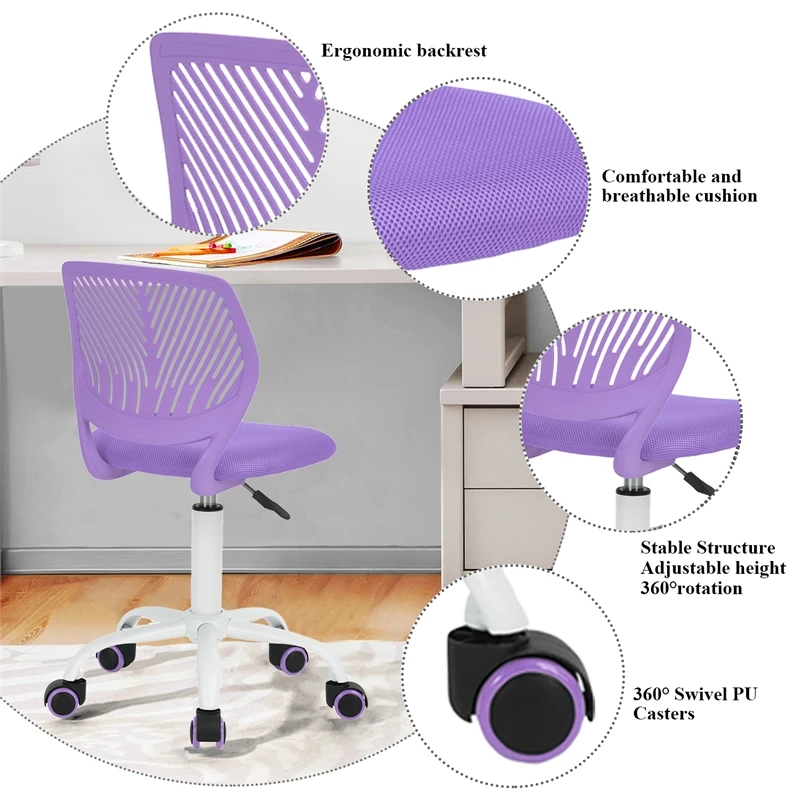 FurnitureR Carnation Swivel Teen Plastic And Mesh Task Chair In Turquoise 15 FurnitureR Carnation Swivel Teen Plastic And Mesh Task Chair In Turquoise - Image 13