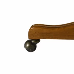 FurnitureR Kerri Faux Leather Upholstered & Wood Office Chair In Brown -CYMAX Sales 2440277 6 L