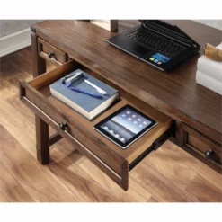 OS Home And Office Furniture Transitional Wood Writing Desk In Brushed Walnut -CYMAX Sales 2442061 6 L