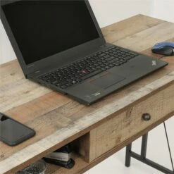 OS Home And Office Furniture 1-Drawer Wood Home Study Desk In Barnwood Brown 31 OS Home And Office Furniture 1-Drawer Wood Home Study Desk In Barnwood Brown -CYMAX Sales 2442263 9 L