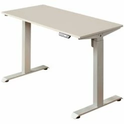 Klair Living Florence Wood Ergonomic Adjustable Computer Desk In Black