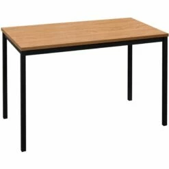 Klair Living Harry Contemporary Wood And Metal Computer Desk In Ivory