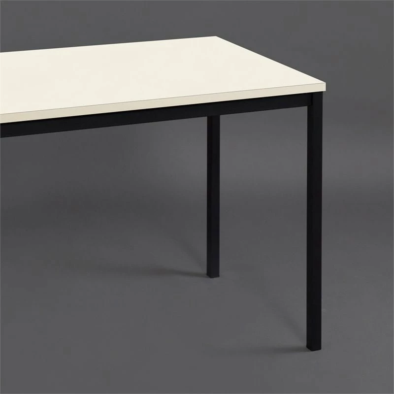 Klair Living Harry 63" Contemporary Wood And Metal Computer Desk In Acacia Brown 5 Klair Living Harry 63" Contemporary Wood And Metal Computer Desk In Acacia Brown - Image 3