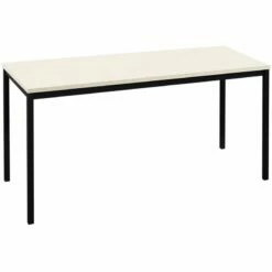 Klair Living Harry 63" Contemporary Wood And Metal Computer Desk In Black/Gray