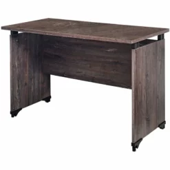 Klair Living Urban Farmhouse Composite Wood Writing Desk In Rustic Gray