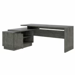 RST Brands Emery Composite Wood Modern L-Shaped Desk - Mahogany 16 RST Brands Emery Composite Wood Modern L-Shaped Desk - Mahogany -CYMAX Sales 2443975 2 L 1