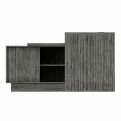 RST Brands Emery Composite Wood Modern L-Shaped Desk - Mahogany 17 RST Brands Emery Composite Wood Modern L-Shaped Desk - Mahogany -CYMAX Sales 2443975 3 L 1