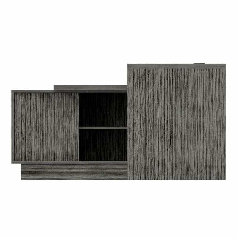 RST Brands Emery Composite Wood Modern L-Shaped Desk - Mahogany 6 RST Brands Emery Composite Wood Modern L-Shaped Desk - Mahogany - Image 4