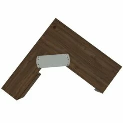 RST Brands Aster Composite Wood Modern 3-Drawer Desk - Mahogany 12 RST Brands Aster Composite Wood Modern 3-Drawer Desk - Mahogany -CYMAX Sales 2444013 5 L