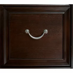 Martin Furniture Fulton Double Pedestal Desk In Espresso 12 Martin Furniture Fulton Double Pedestal Desk In Espresso -CYMAX Sales 244430 11 L