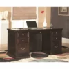 Martin Furniture Fulton Double Pedestal Desk In Espresso 1 Martin Furniture Fulton Double Pedestal Desk In Espresso -CYMAX Sales 244430 7 L