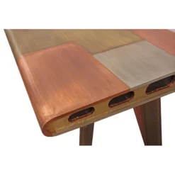 Mar Vista Tri-Tone Metal Cladded Writing Desk In Copper Finish -CYMAX Sales 2449371 8 L
