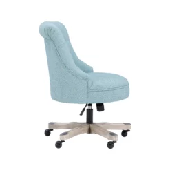 Urbanpro Transitional Wood Upholstered Office Chair In Floral Gray 25 Urbanpro Transitional Wood Upholstered Office Chair In Floral Gray -CYMAX Sales 2452776 31 L