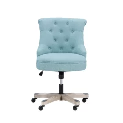 Urbanpro Transitional Wood Upholstered Office Chair In Floral Gray 29 Urbanpro Transitional Wood Upholstered Office Chair In Floral Gray -CYMAX Sales 2452776 35 L