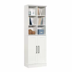 Sauder HomePlus Engineered Wood Storage Cabinet In Glacier White -CYMAX Sales 2454332 5 L