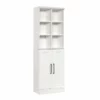 Sauder HomePlus Engineered Wood Storage Cabinet In Glacier White -CYMAX Sales 2454332 L