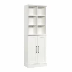 Sauder HomePlus Engineered Wood Storage Cabinet In Glacier White