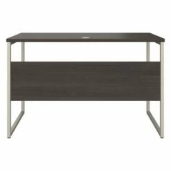 Hybrid 48W X 24D Computer Table Desk In Black Walnut - Engineered Wood -CYMAX Sales 2454669 4 L