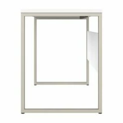 Hybrid 48W X 24D Computer Table Desk In Black Walnut - Engineered Wood -CYMAX Sales 2454670 3 L