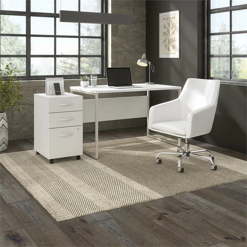 Hybrid 48W X 30D Computer Table Desk In Storm Gray - Engineered Wood 19 Hybrid 48W X 30D Computer Table Desk In Storm Gray - Engineered Wood - Image 17