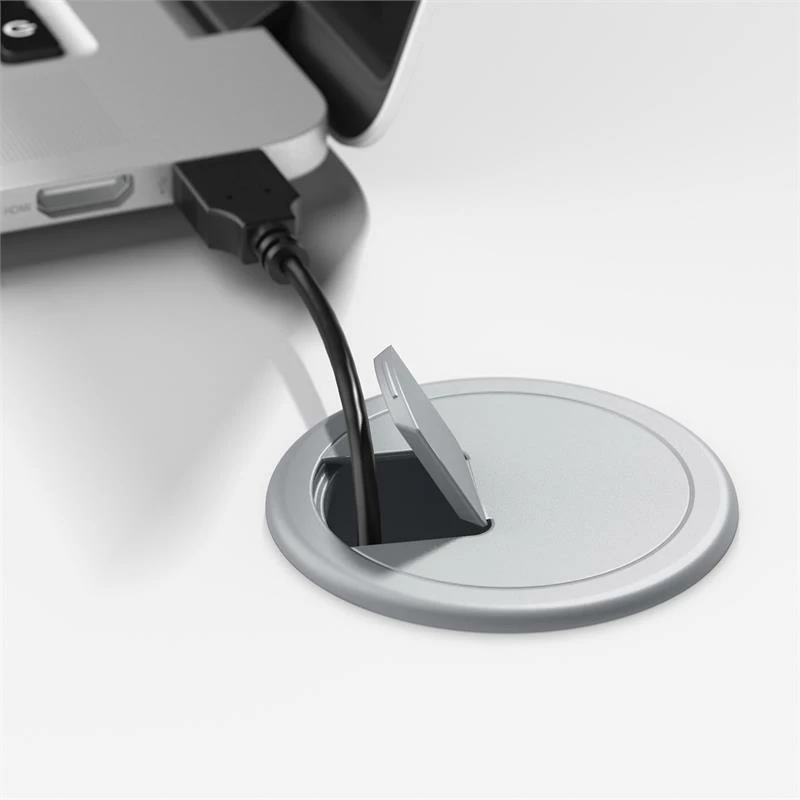 Hybrid 42W X 24D Desk Return/Bridge In Black Walnut - Engineered Wood 8 Hybrid 42W X 24D Desk Return/Bridge In Black Walnut - Engineered Wood - Image 6