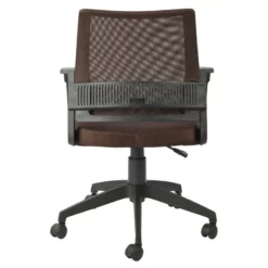 Home Square 2-Piece Set With Corner Computer Desk Mesh Back Office Chair -CYMAX Sales 2468860 3 L