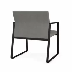 Lesro Gansett Modern Fabric Oversize Guest Chair In Black/Open House Navy 39 Lesro Gansett Modern Fabric Oversize Guest Chair In Black/Open House Navy -CYMAX Sales 2472897 2 L 7
