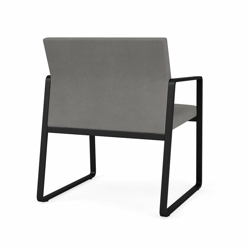 Lesro Gansett Modern Fabric Oversize Guest Chair In Black/Open House Navy 20 Lesro Gansett Modern Fabric Oversize Guest Chair In Black/Open House Navy - Image 18