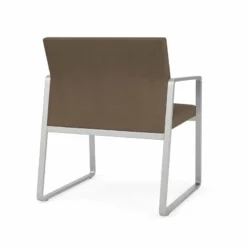 Lesro Gansett Fabric Oversize Guest Chair In Silver/Adler Peppercorn -CYMAX Sales 2472914 2 L 3