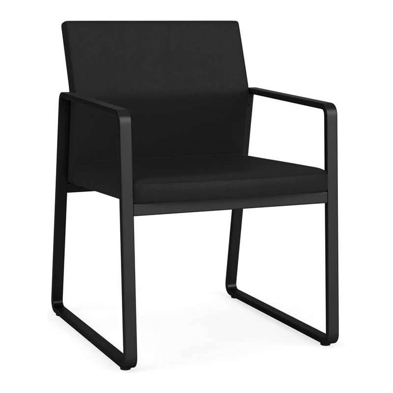 Lesro Gansett Modern Fabric Guest Chair In Black/Adler Nocturnal 21 Lesro Gansett Modern Fabric Guest Chair In Black/Adler Nocturnal - Image 19