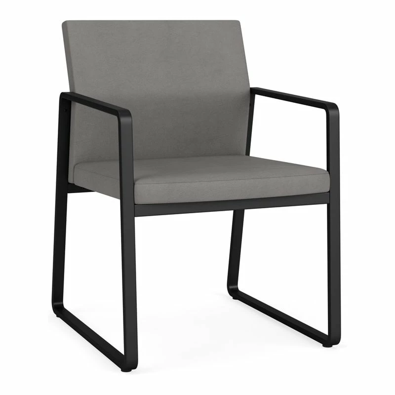Lesro Gansett Modern Fabric Guest Chair In Black/Adler Nocturnal 18 Lesro Gansett Modern Fabric Guest Chair In Black/Adler Nocturnal - Image 16