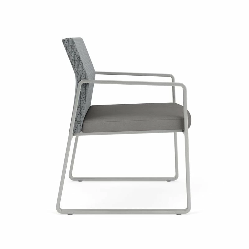 Lesro Gansett Oversize Guest Chair In Silver/Adler Nocturnal/Castillo Black 13 Lesro Gansett Oversize Guest Chair In Silver/Adler Nocturnal/Castillo Black - Image 11
