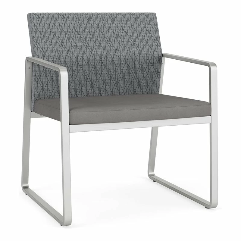 Lesro Gansett Oversize Guest Chair In Silver/Adler Nocturnal/Castillo Black 12 Lesro Gansett Oversize Guest Chair In Silver/Adler Nocturnal/Castillo Black - Image 10