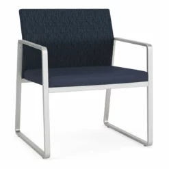 Lesro Gansett Polyurethane Oversize Guest Chair In Silver/Castillo Metal -CYMAX Sales 2472932 L 6