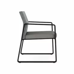 Lesro Gansett Fabric Guest Chair In Black/Adler Nocturnal/Castillo Black -CYMAX Sales 2472947 1 L