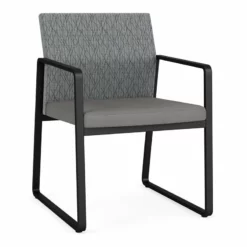 Lesro Gansett Fabric Guest Chair In Black/Adler Nocturnal/Castillo Black -CYMAX Sales 2472947 L