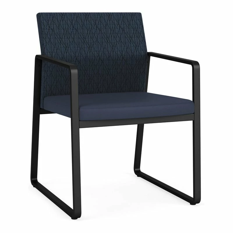 Lesro Gansett Modern Fabric Guest Chair In Black/Open House Asteroid 9 Lesro Gansett Modern Fabric Guest Chair In Black/Open House Asteroid - Image 7