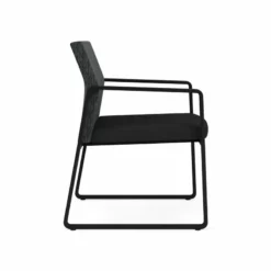 Lesro Gansett Modern Fabric Guest Chair In Black/Open House Cobalt 26 Lesro Gansett Modern Fabric Guest Chair In Black/Open House Cobalt -CYMAX Sales 2472949 1 L 6