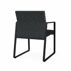 Lesro Gansett Fabric Guest Chair In Black/Adler Nocturnal/Castillo Black -CYMAX Sales 2472949 2 L