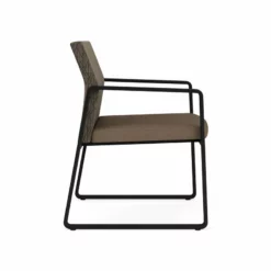 Lesro Gansett Fabric Guest Chair In Black/Adler Nocturnal/Castillo Black -CYMAX Sales 2472950 1 L