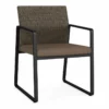 Lesro Gansett Fabric Guest Chair In Black/Adler Nocturnal/Castillo Black -CYMAX Sales 2472950 L