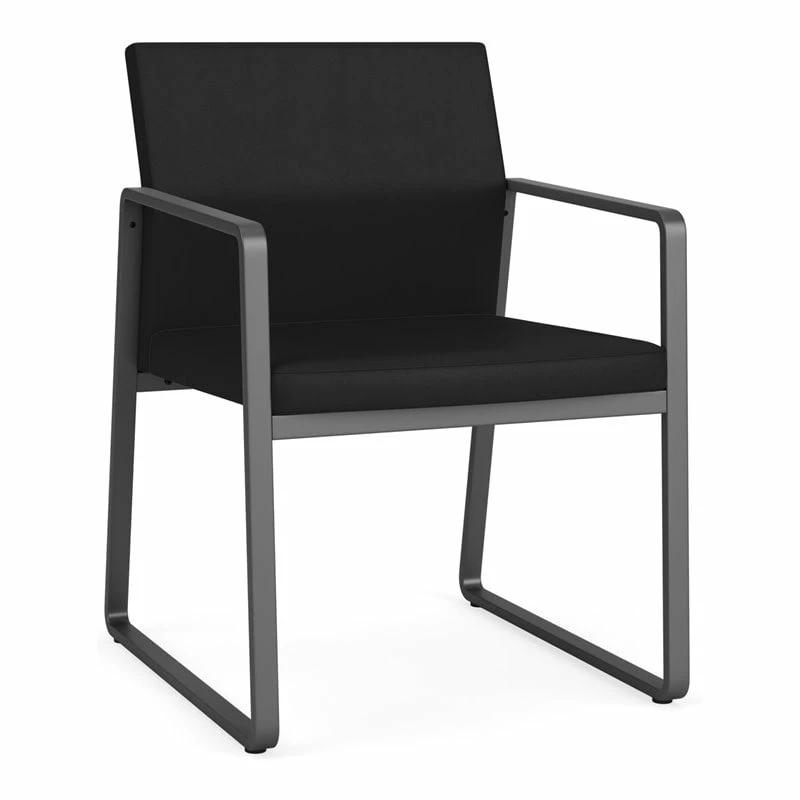Lesro Gansett Modern Fabric Guest Chair In Charcoal/Adler Gray Flannel 21 Lesro Gansett Modern Fabric Guest Chair In Charcoal/Adler Gray Flannel - Image 19