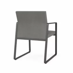Lesro Gansett Modern Fabric Guest Chair In Charcoal/Adler Gray Flannel 39 Lesro Gansett Modern Fabric Guest Chair In Charcoal/Adler Gray Flannel -CYMAX Sales 2472973 2 L 1