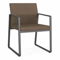 Lesro Gansett Modern Fabric Guest Chair In Charcoal/Adler Gray Flannel 34 Lesro Gansett Modern Fabric Guest Chair In Charcoal/Adler Gray Flannel -CYMAX Sales 2472974 L 1