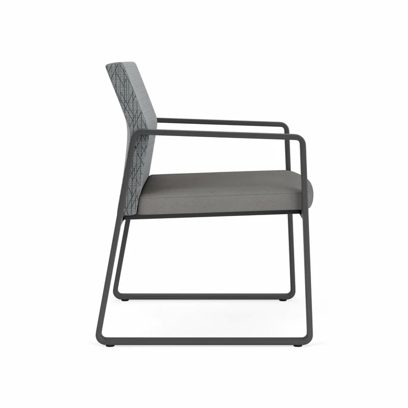 Lesro Gansett Fabric Guest Chair In Charcoal/Adler Midnight Sky/Castillo Batik 13 Lesro Gansett Fabric Guest Chair In Charcoal/Adler Midnight Sky/Castillo Batik - Image 11