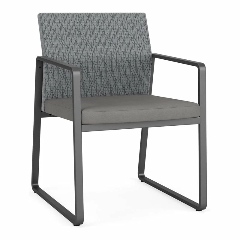 Lesro Gansett Fabric Guest Chair In Charcoal/Adler Midnight Sky/Castillo Batik 12 Lesro Gansett Fabric Guest Chair In Charcoal/Adler Midnight Sky/Castillo Batik - Image 10